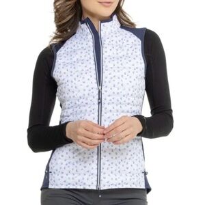 Peter Millar Women's Fuse Elite Hybrid Paisley Vest Size Medium